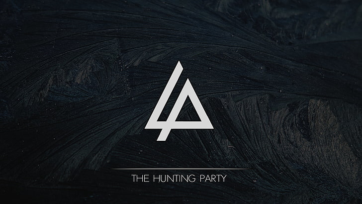 Linkin Park Heavy Logo, black color, direction, vector, shape Free HD Wallpaper