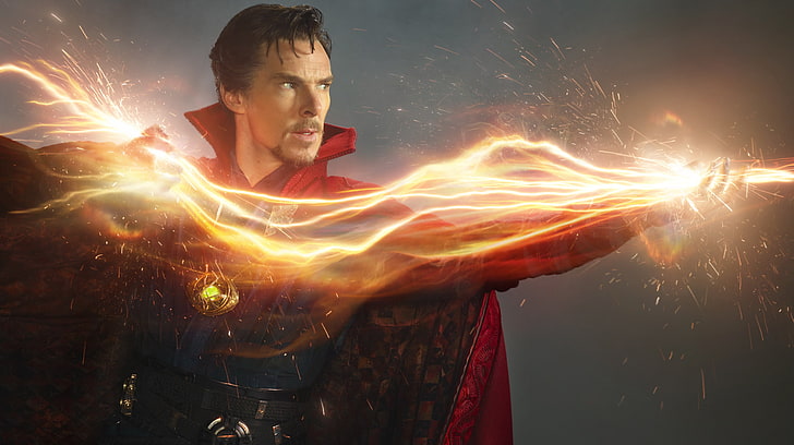 Marvel Doctor Strange, firework, outdoors, long exposure, lifestyles Free HD Wallpaper