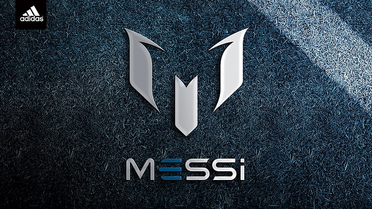 Messi Logo Drawing, road, no people, guidance, asphalt Free HD Wallpaper