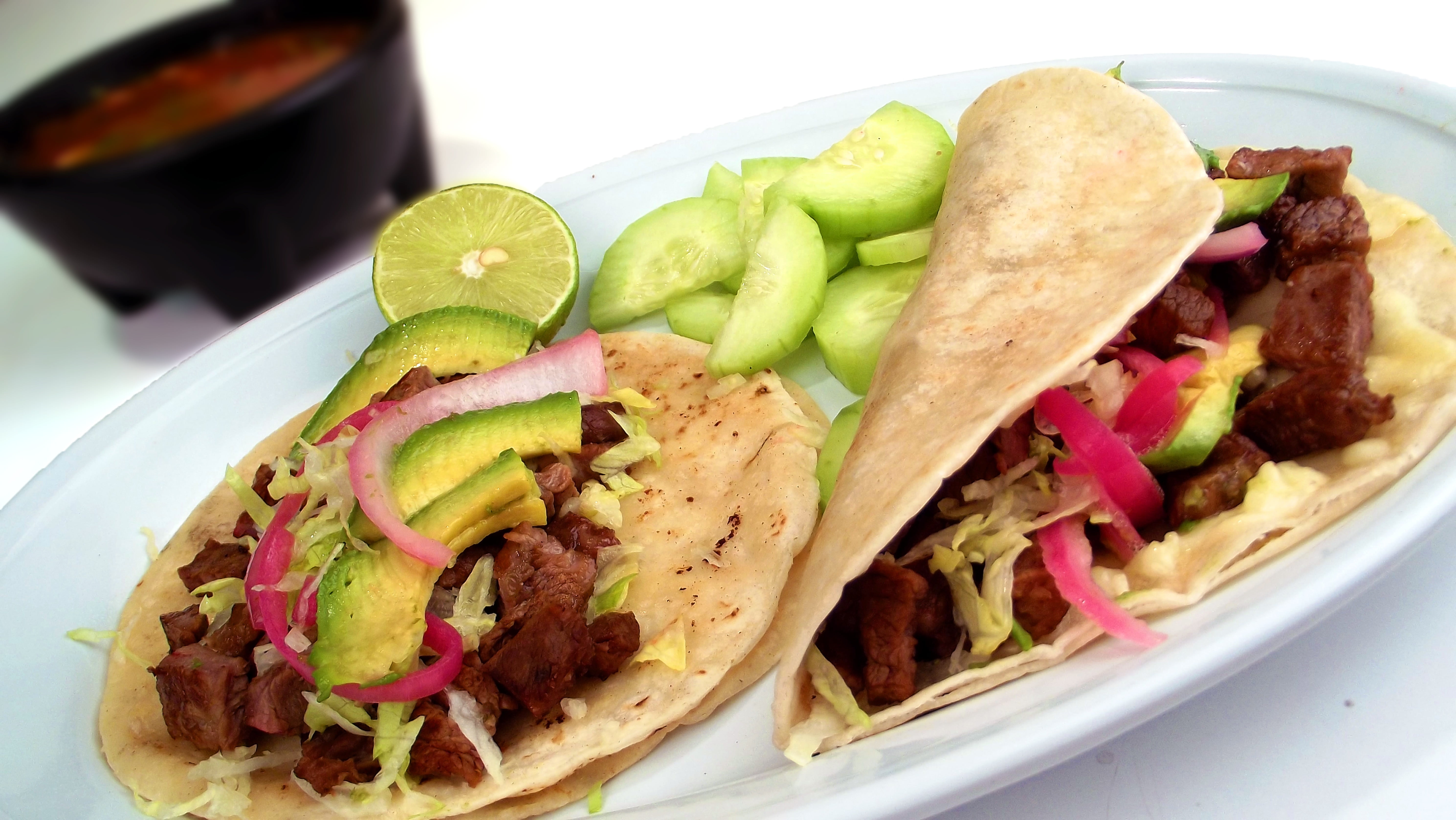 Mexican Carne Asada Tacos, no people, mexican culture, onion, wellbeing