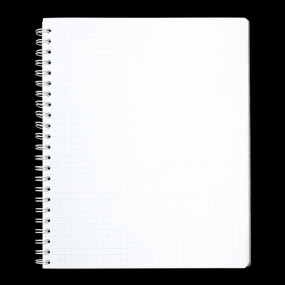 Printable Notebook Pages, empty, office, white color, single object Free HD Wallpaper