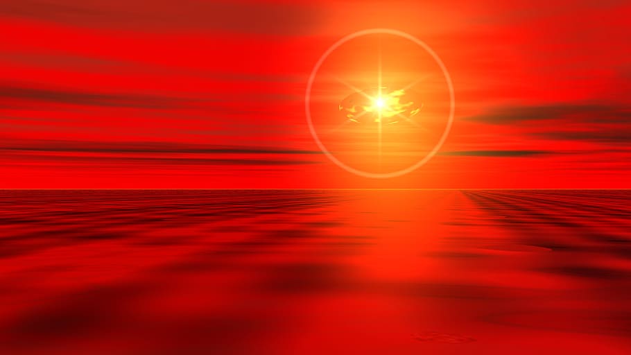 Red-Light Therapy Booth, computer generated, ray, radiance, light  natural phenomenon Free HD Wallpaper