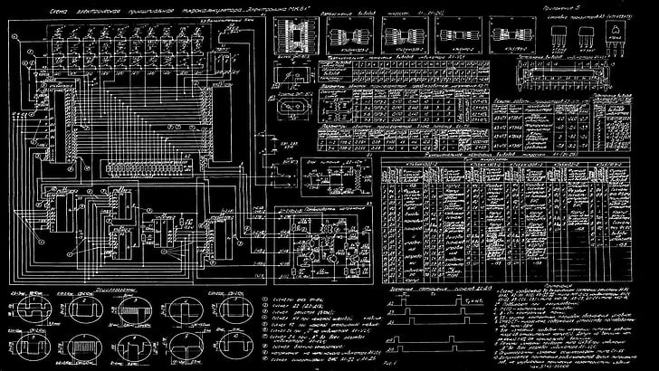 Schematic Diagram Drawing, blueprint, diagram, schematic, russian