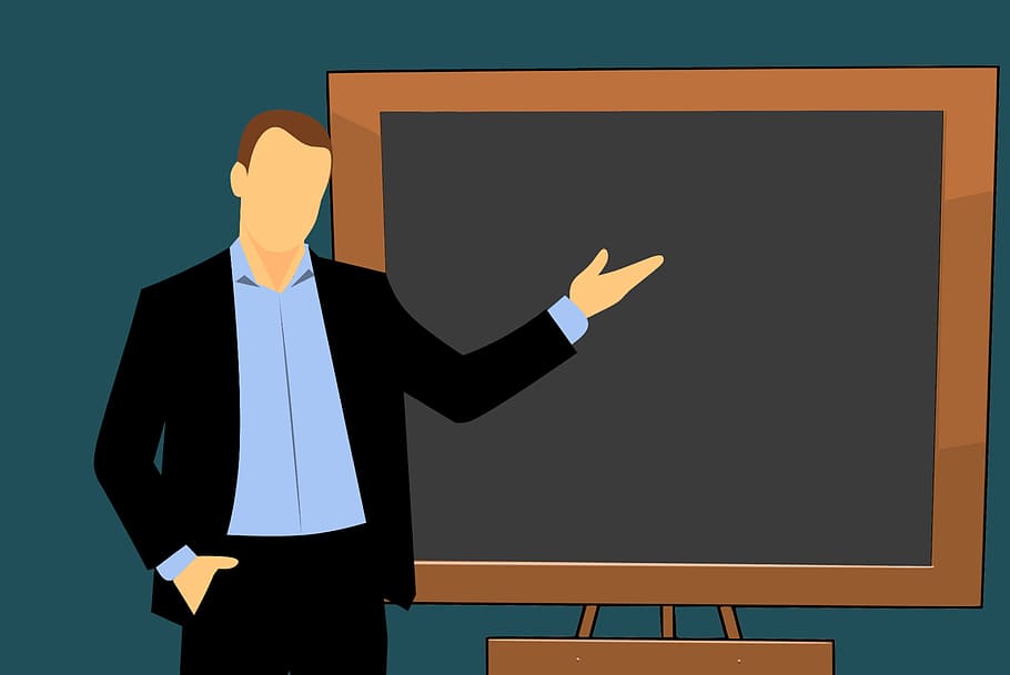 School Classroom Chalkboard, marketing, suit, concept, one person