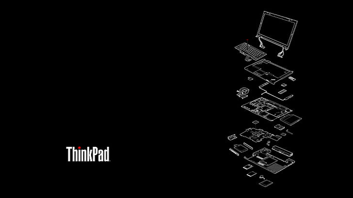 Simple Art, minimalism, thinkpad, ThinkPad, simple background