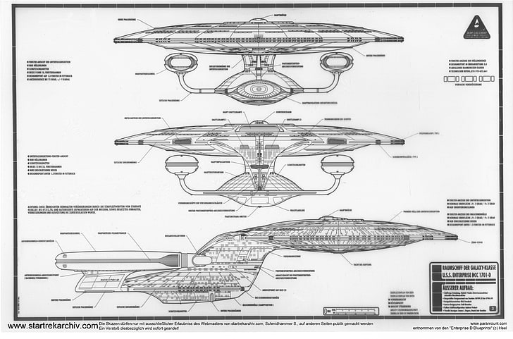 Star Trek Enterprise NX-01 Blueprints, art, galaxies, HD, space Free HD Wallpaper