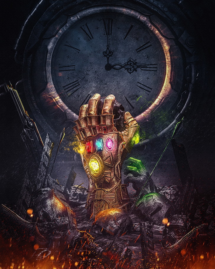 Thanos Soul Stone, infinity gauntlet, avengers infinity war, thanos, infinity stones Free HD Wallpaper