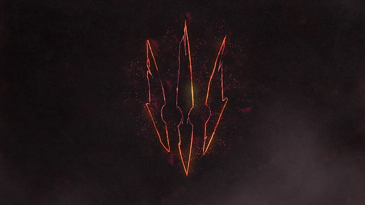 Witcher Logo Transparent, fire, night, motion, blurred motion