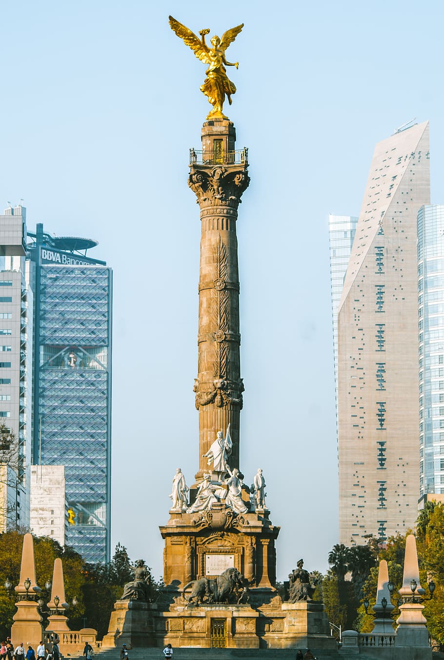 Zocalo Ciudad De Mexico, architectural column, built structure, statue, religion Free HD Wallpaper