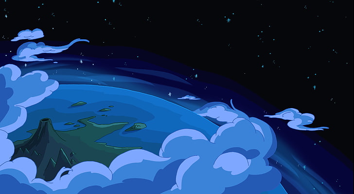 Adventure Time Space, no people, representation, star  space, design Free HD Wallpaper