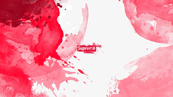 Best Supreme, no people, messy, splashing, pink color Free HD Wallpaper