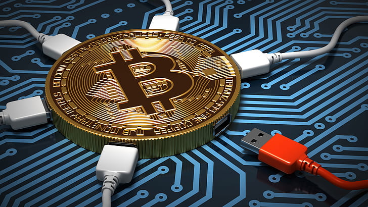 Bitcoin, currency, cryptocurrency, money, crypto Free HD Wallpaper