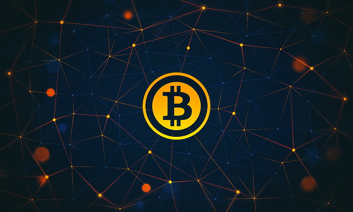 Bitcoin Standard, internet, illustration, bitcoin, shape Free HD Wallpaper