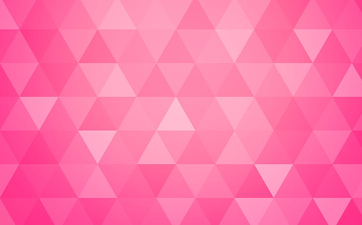 Black and Pink Floral, abstract, geometry, polygons, patterns Free HD Wallpaper