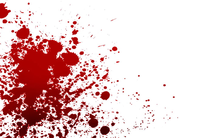 Blood Splatter Animation, water, copy space, white color, still life Free HD Wallpaper