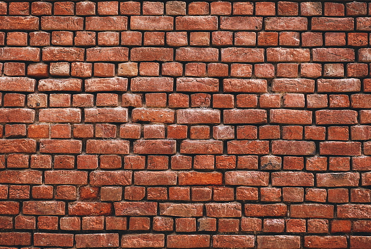 Brown Brick Wall Texture, outdoors, surface level, textured effect, brick wall