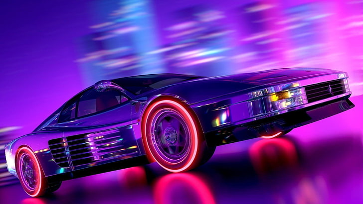 DeLorean, arts culture and entertainment, nightlife, retro styled, mode of transportation Free HD Wallpaper