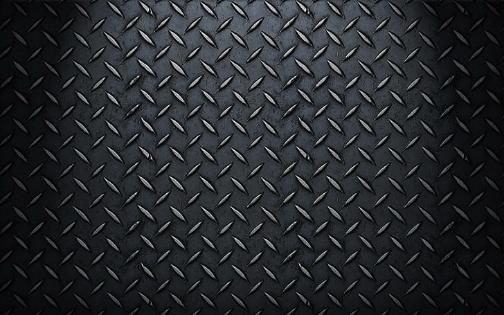 Diamond Plate Rubber Flooring, 1920x1200, steel, metal, black