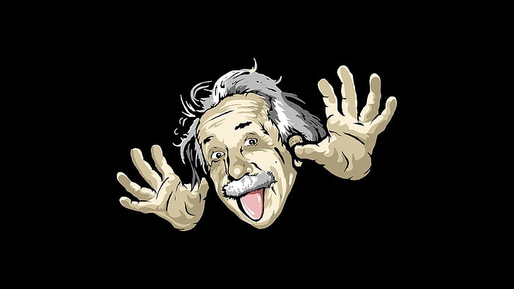 Einstein PC, HD, funny, 1920x1080, entertainment