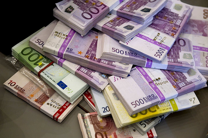 Euro Bills, number, finance, wealth, communication