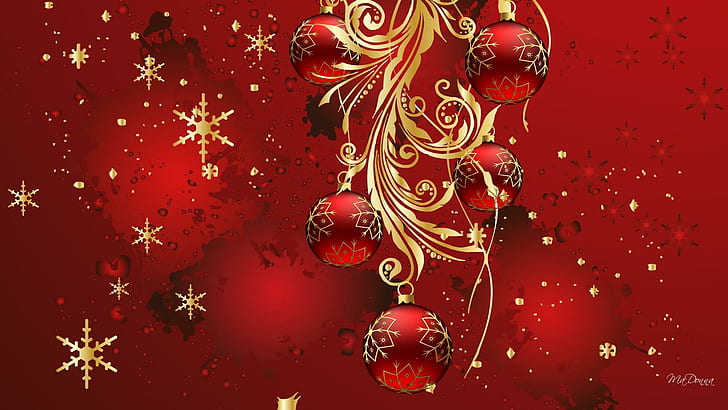 feliz navidad, christmas, crimson, shine Free HD Wallpaper