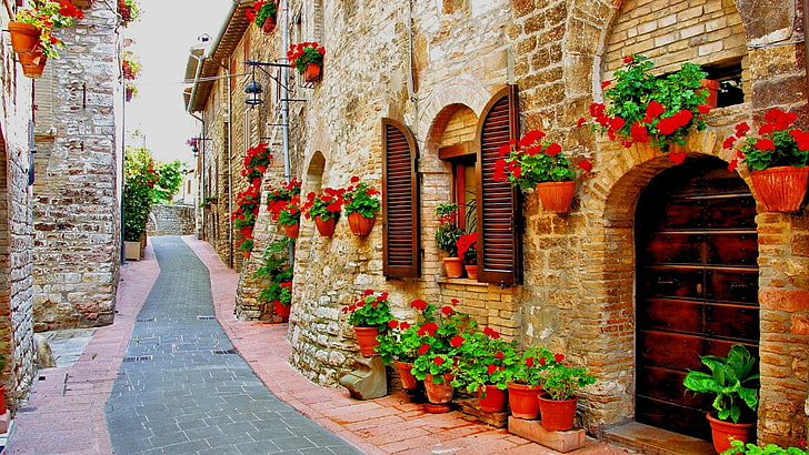 Free Italy, nature, building, wall, europe Free HD Wallpaper