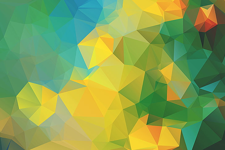 Geometric Low Poly, youth culture, design, color gradient, arts culture and entertainment Free HD Wallpaper