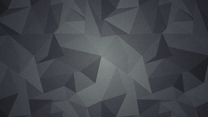 Grey Abstract Art, sparse, dark, mosaic, design Free HD Wallpaper
