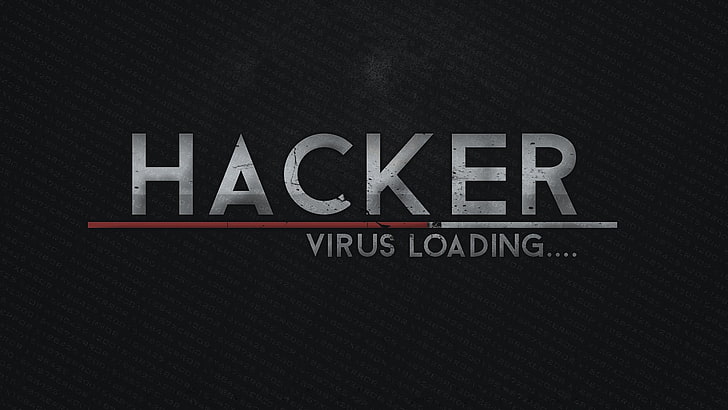 Hacker Typer, communication, rules, black background, warning sign Free HD Wallpaper