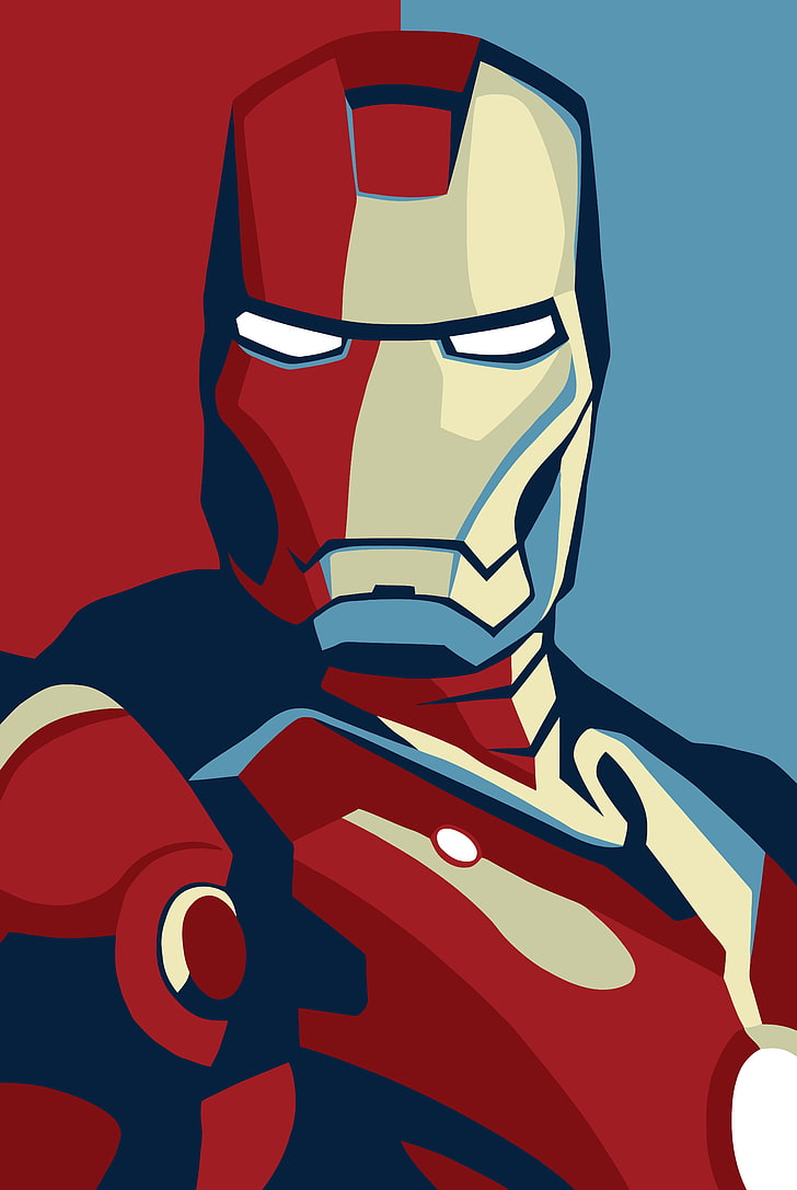 Iron Man ClipArt, shape, portrait, front view, one person Free HD Wallpaper