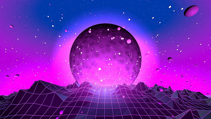 Moving 80s Retro, retrowave, retrouve, neon, new retro wave Free HD Wallpaper