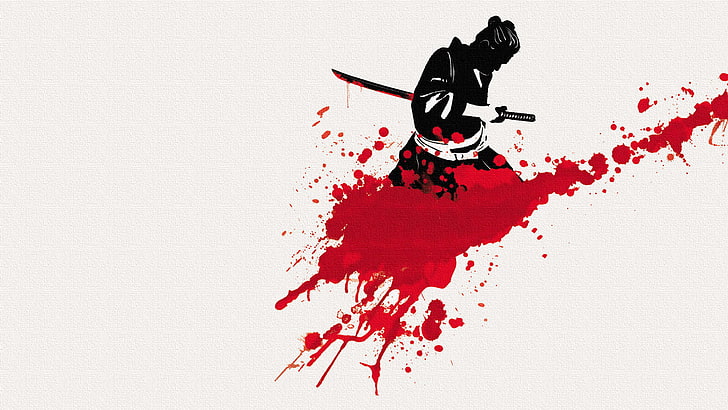 Mugen Samurai Champloo Manga, paper, shape, messy, spray Free HD Wallpaper