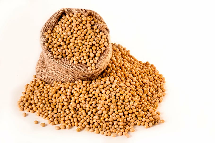 Raw Soybeans, raw food, food and drink, healthy eating, cut out Free HD Wallpaper