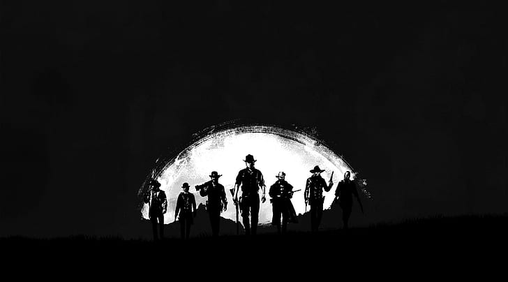 Red Dead Redemption 2 Characters, dark, videogame, games, reddeadredemption