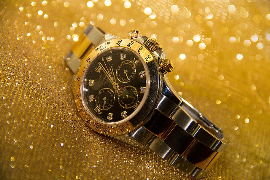 Rolex Explorer, metal, sparkle, wrist watch, minute hand Free HD Wallpaper