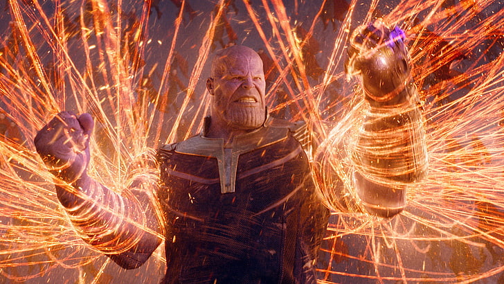 Thanos Infinity Gauntlet Infinity War, metalwork, manual worker, metal, long exposure Free HD Wallpaper