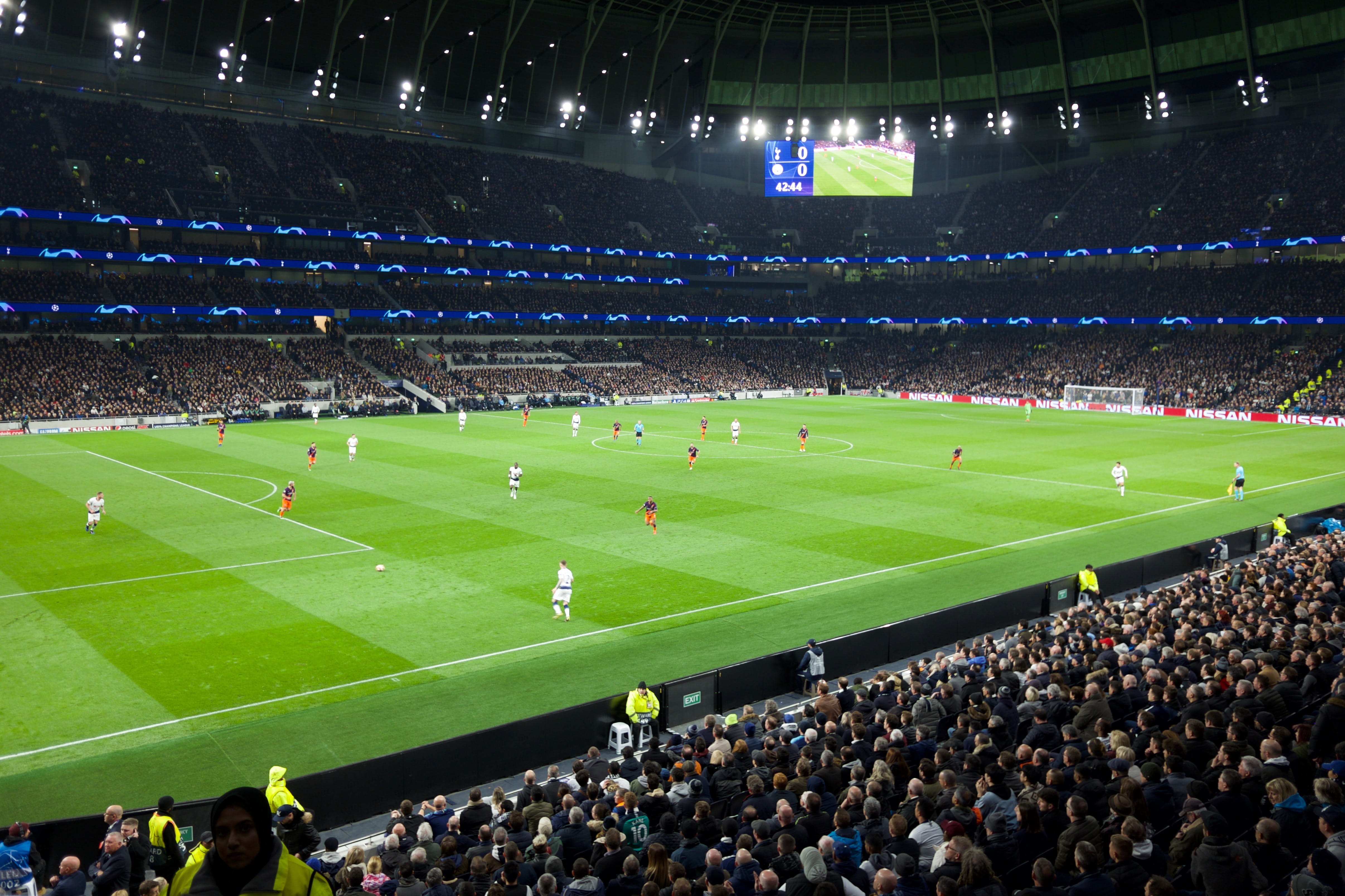 Tottenham Hotspur Schedule Printable, football, soccer field, green color, large group of people