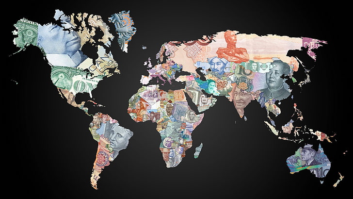 Unique World Map, vector, illustration, connection, indoors Free HD Wallpaper