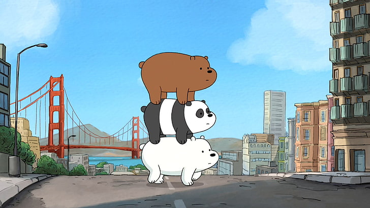 We Bare Bears 1080 X 1080, day, sky, creativity, mammal Free HD Wallpaper