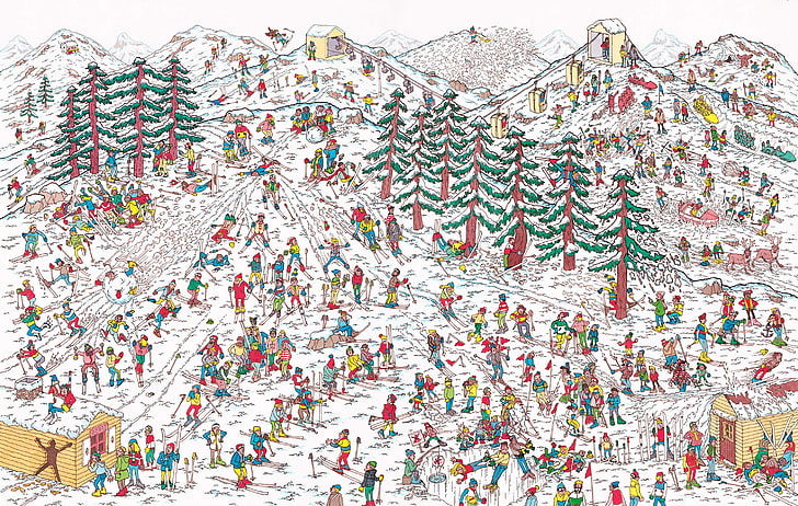 What Is Where's Waldo, art and craft, creativity, built structure, decoration Free HD Wallpaper