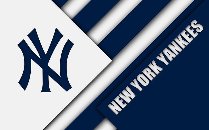 Yankees Script Logo, logo, new york yankees, baseball, mlb Free HD Wallpaper