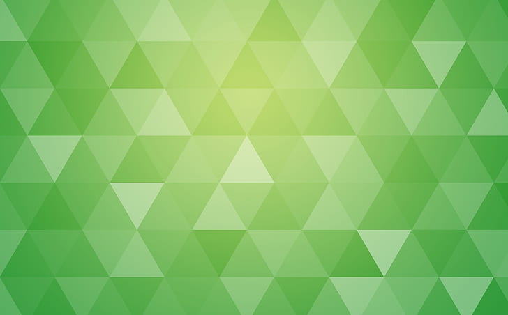Yellow and Green Geometric, triangle, patterns, pattern, green Free HD Wallpaper
