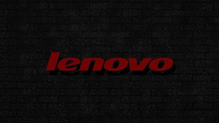 Yoga Lenovo, brick wall, lenovo, logo, gray wall Free HD Wallpaper