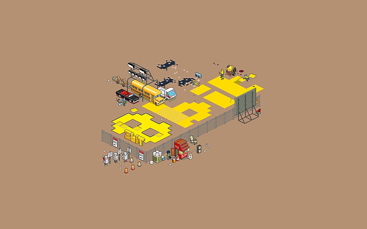 8bit, communication, wireless technology, space invaders Free HD Wallpaper