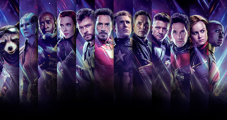 Avengers Endgame, brie larson, marvel comics, thor, bruce banner Free HD Wallpaper