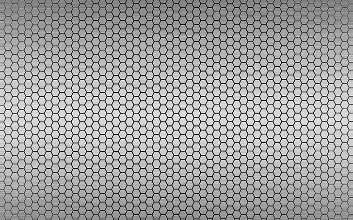 Black Honeycomb, metal, abstract, pattern, 1920x1200 Free HD Wallpaper