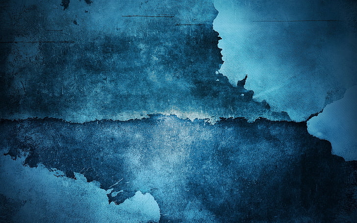 Blue Grunge 1280X720, textures, art, abstract, Textures Free HD Wallpaper