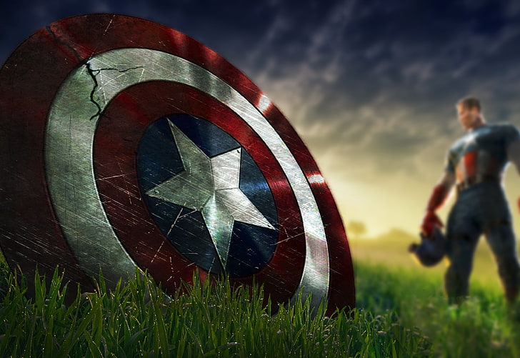 Captain America Classic Shield, adult, sports target, competition, nature Free HD Wallpaper