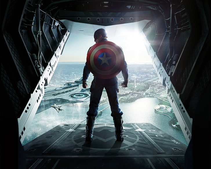 Captain America Hydra Armor, warlord, travel, skyline, white Free HD Wallpaper