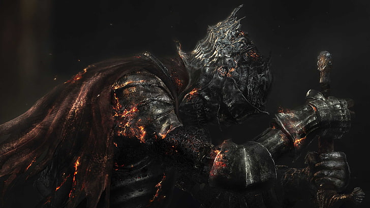 Dark Souls 3 Boss List, smoke  physical structure, dark souls, flame, outdoors